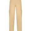 Pantaloni Cargo | Ragno Pantalone Ampio Cargo In Tessuto Super Fresh - Irish Cream