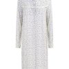 Camicie Da Notte | Ragno Camicia Da Notte Aperta In Jersey Di Cotone - Fant. Purple Heather