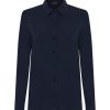 Camicie | Ragno Camicia In Micromodal - Bleu