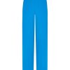 Pantaloni A Gamba Larga | Ragno Pantalone Ampio Con Tasche In Compact Light - Ibiza Blue