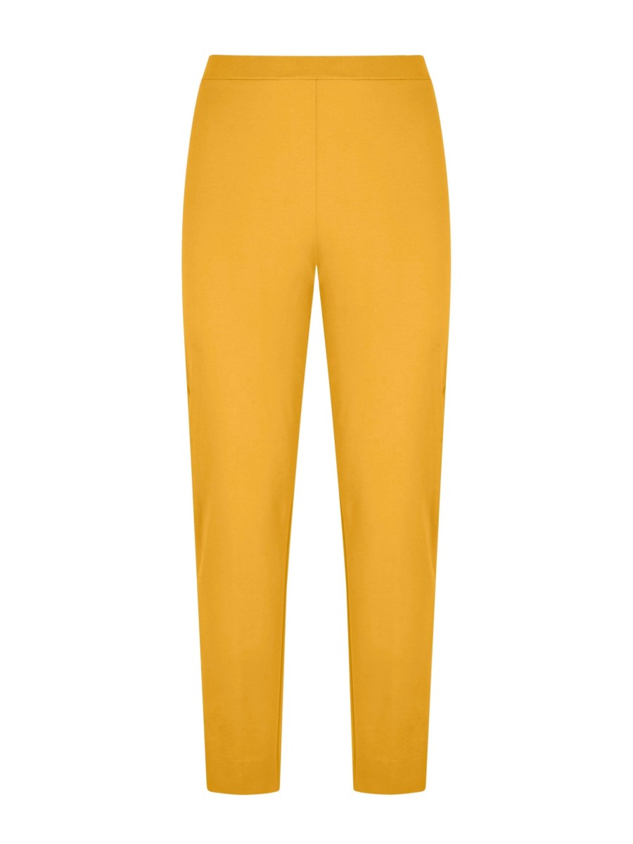 Pantaloni Capri | Ragno Pantalone A Sigaretta In Compact Light - Golden Spice