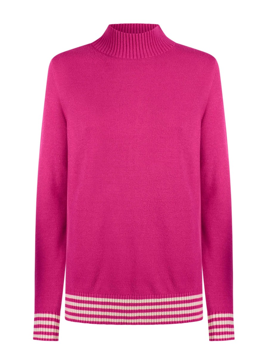 Lupetto | Ragno Lupetto In Filato Super Soft - Fant.Fuchsia Purple