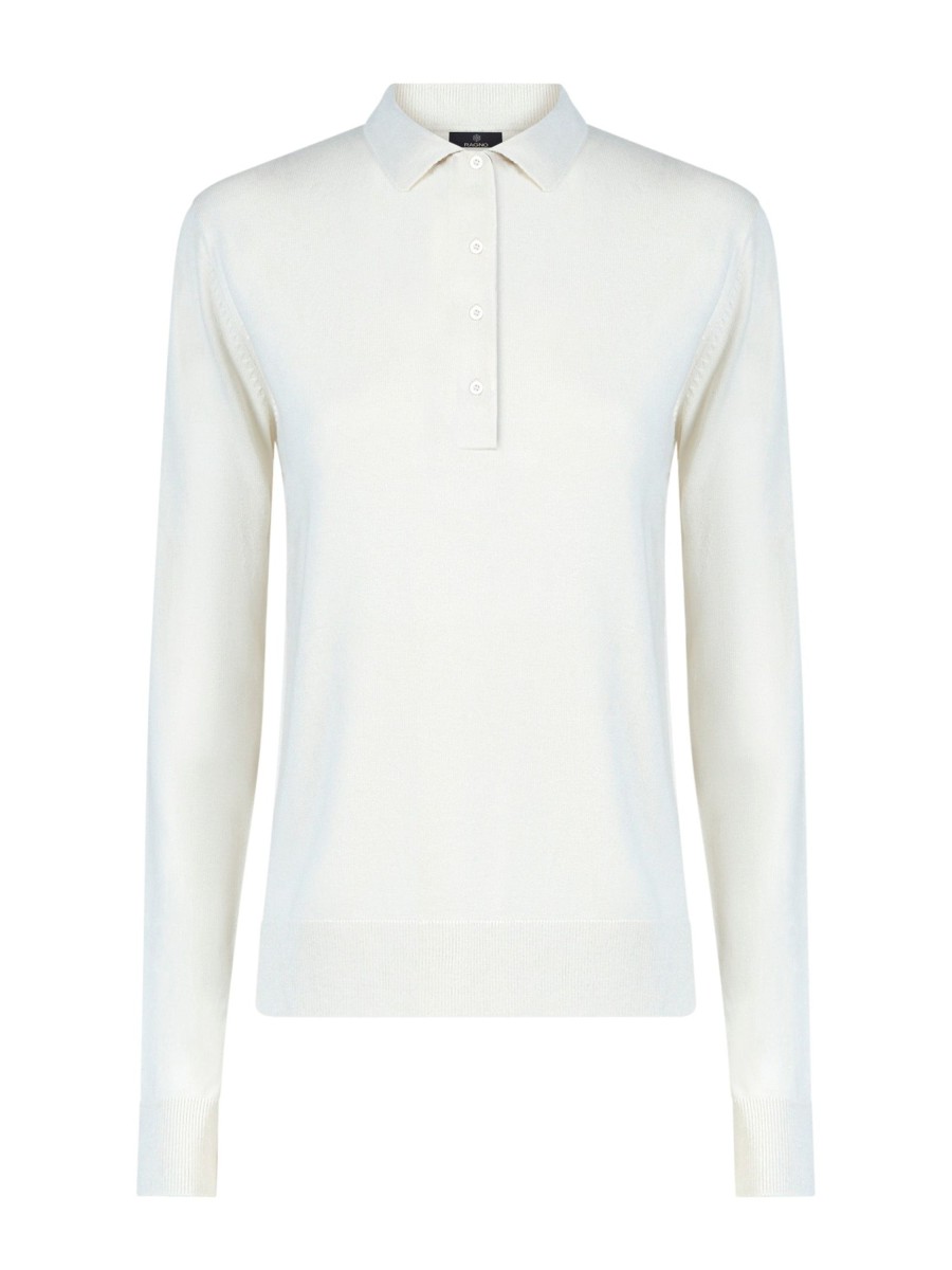 Polo | Ragno Polo In Filato Winter Basic - Avorio