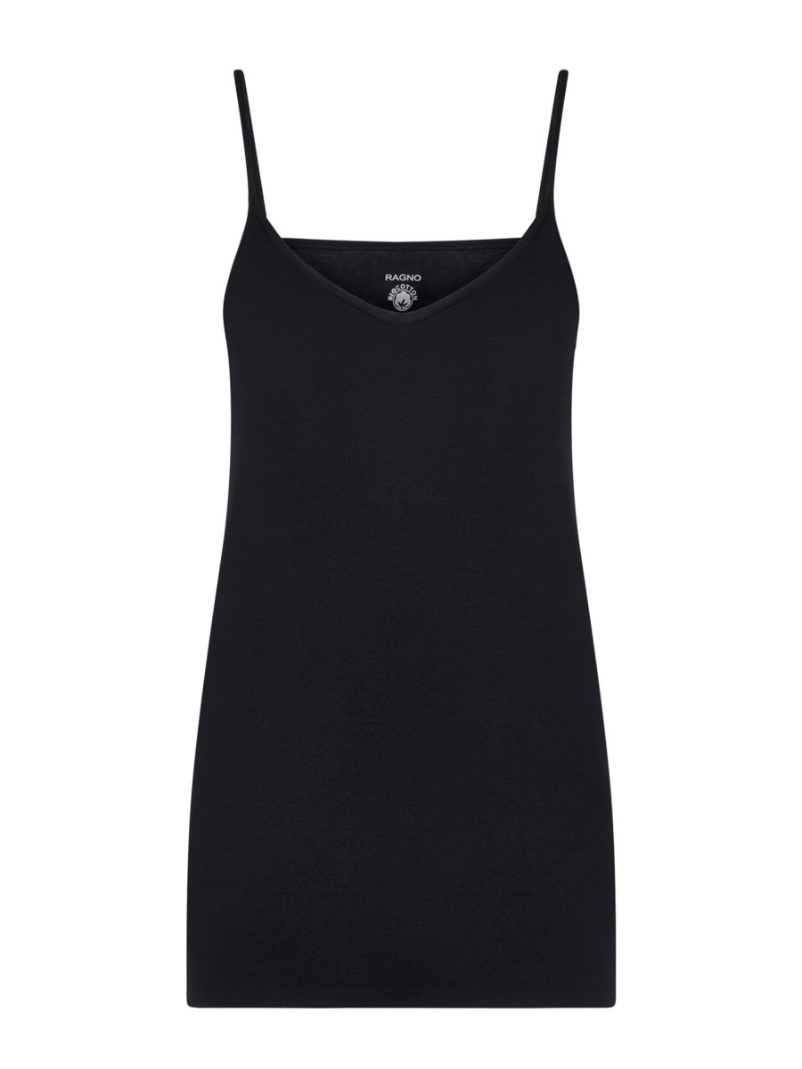 Top E Magliette | Ragno 100% Cotone - Top In Cotone - Nero