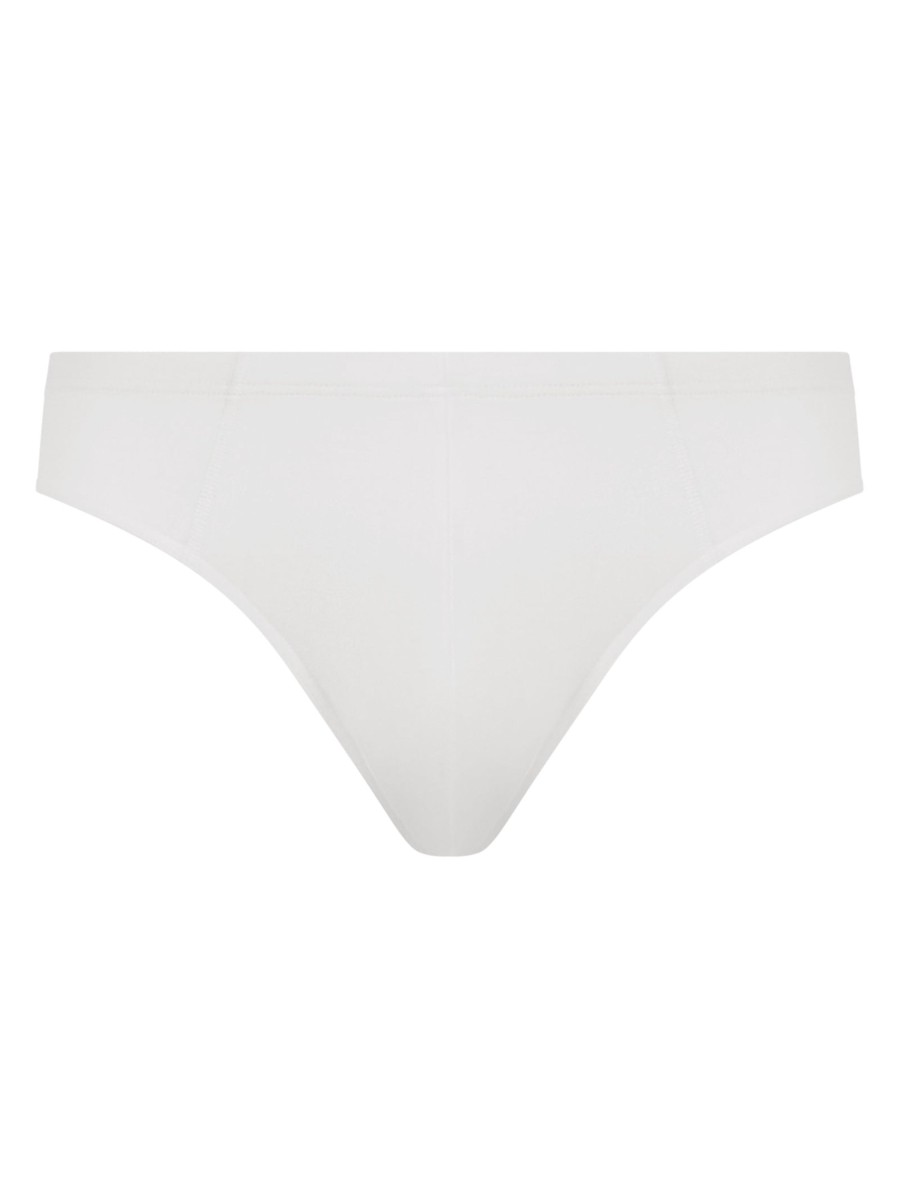 Slip | Ragno Compact - Slip Midi In Cotone Elasticizzato - B.Co Tripack