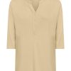 Magliette E T-Shirt | Ragno Maglietta A Manica 3/4 In Viscosa Summer - Irish Cream