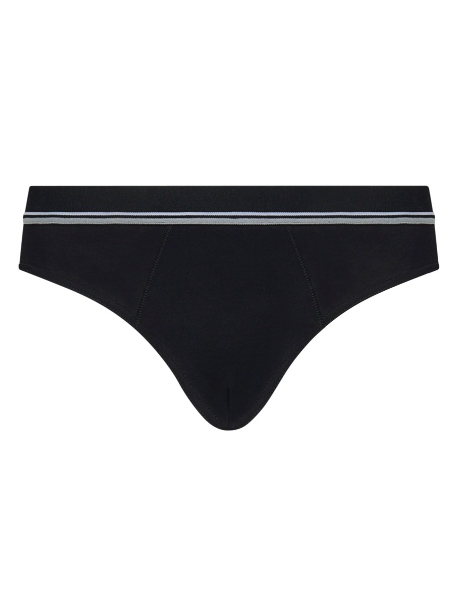 Slip | Ragno Dynamic - Slip In Cotone Elasticizzato - Nero Bipack