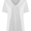 Magliette E T-Shirt | Ragno Maglietta Con Scollo A V In Ultralight - Bianco